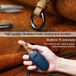 Für Audi Serie Auto Rindsleder Schlüssel Schutzhülle Schlüsseletui, B-Version 2011–2018, For Audi, B Version, For Audi,B Version – Bild 4