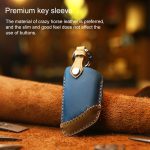 Für BMW Blade Style Auto-Rindsleder-Schlüsselschutzhülle Schlüsseletui, Version mit zwei Schlüsseln, For BMW, Two Keys Version – Bild 5