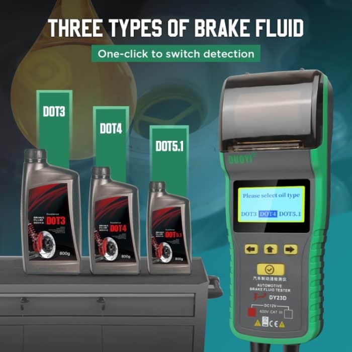 DUOYI DY23D Auto-Bremsflüssigkeits-Erkennungsstift mit Druckfunktion – Bild 8