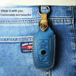 Für BMW alten Stil Auto Rindsleder Schlüssel Schutzhülle Schlüsseletui, zwei Schlüssel Version, For BMW Old Style, Two Keys Version, For BMW, For BMW Old Style – Bild 6