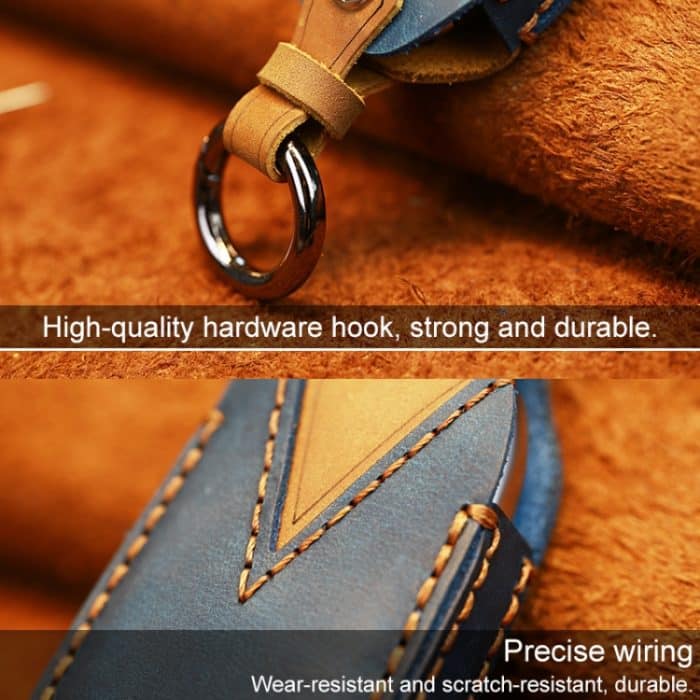 Für Subaru Auto Rindsleder Schlüssel Schutzhülle Schlüsseletui, For Subaru – Bild 4