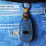 Für Subaru Auto Rindsleder Schlüssel Schutzhülle Schlüsseletui, For Subaru – Bild 6