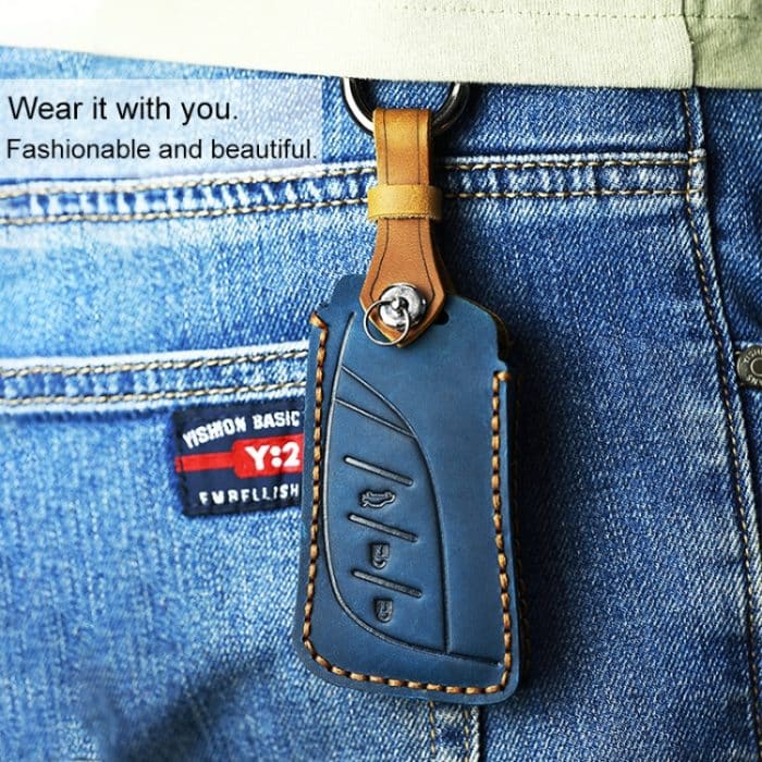 Für Lexus New Style Auto Rindsleder Schlüssel Schutzhülle Schlüsseletui, For Lexus New Style – Bild 6