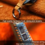 Für Kia Auto Rindsleder Schlüssel Schutzhülle Schlüsseletui, runde Version, For Kia, Round Version – Bild 5