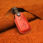 Für Chevrolet Auto Rindsleder Schlüssel Schutzhülle Schlüsseletui, Drei-Schlüssel-Version, For Chevrolet, Three Keys Version – Bild 2