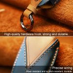 Für Chevrolet Auto Rindsleder Schlüssel Schutzhülle Schlüsseletui, Version mit vier Schlüsseln, For Chevrolet, Four Keys Version – Bild 4