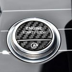 Für Mercedes-Benz C/S-Klasse 2022 Stil Auto Kohlefaser Ein-Klick-Startknopf dekorativer Aufkleber, linker und rechter Antrieb Universal – Bild 6