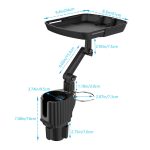 Auto-Getränketisch-Lebensmittelregal-Handyhalter – Bild 3