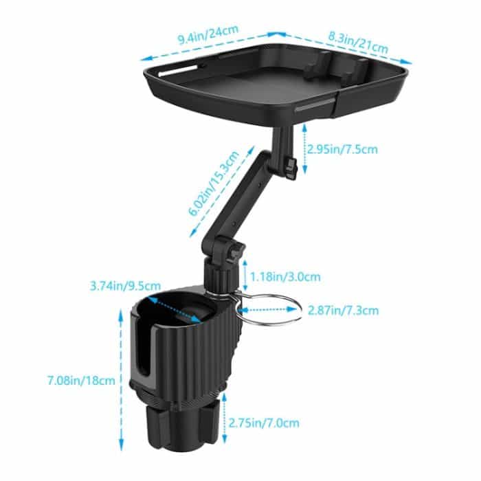 Auto-Getränketisch-Lebensmittelregal-Handyhalter – Bild 3