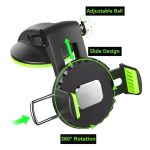 Multifunktionaler Auto-Mittelkonsolen-Armaturenbrett-Saugnapf-Telefonhalter, Suction Cup (Black), Suction Cup (Green) – Bild 3