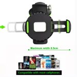 Multifunktionaler Auto-Mittelkonsolen-Armaturenbrett-Saugnapf-Telefonhalter, Suction Cup (Black), Suction Cup (Green) – Bild 5