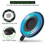 Multifunktionale Auto-Mittelkonsole, Armaturenbrett, Saugnapf, magnetischer Handyhalter, Suction Cup Magnetic (Black), Suction Cup Magnetic (Green) – Bild 5