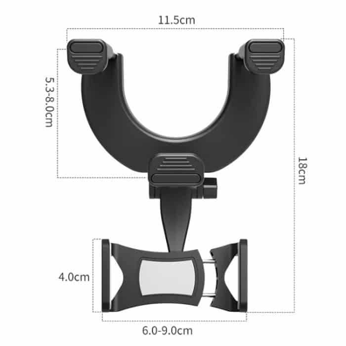 Auto-Rückspiegel-Telefonhalter Universal-Navigationshalterung – Bild 2