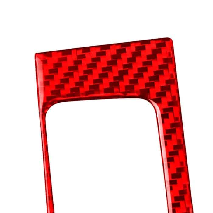 2-teiliges Set für Honda CRV 2007–2011, Kohlefaser-Auto-Zentralsteuerkarten-Box-Panel, dekorativer Aufkleber, linker Antrieb, Central Control Card Box, Left Drive – Bild 3