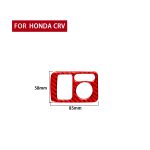 Für Honda CRV 2007–2011, Auto-Kohlefaser-Rückspiegel-Einstellschalterrahmen, dekorativer Aufkleber, linker Antrieb, Rear Mirror Adjustment Switch, Left Drive – Bild 2