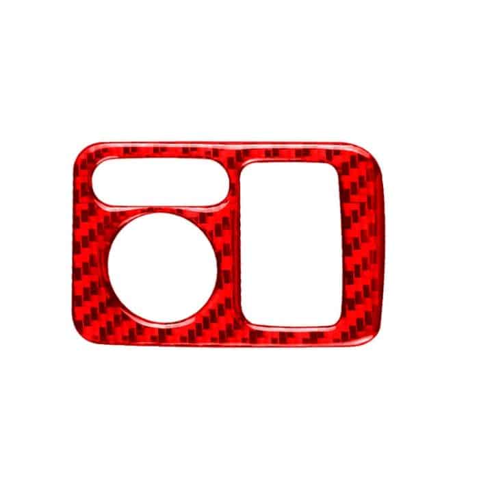 CRP6403R.jpg Für Honda CRV 2007–2011, Auto-Kohlenstofffaser-Rückspiegel-Einstellschalterrahmen, dekorativer Aufkleber, rechter Antrieb, Rear Mirror Adjustment Switch, Right Drive – Bild 1