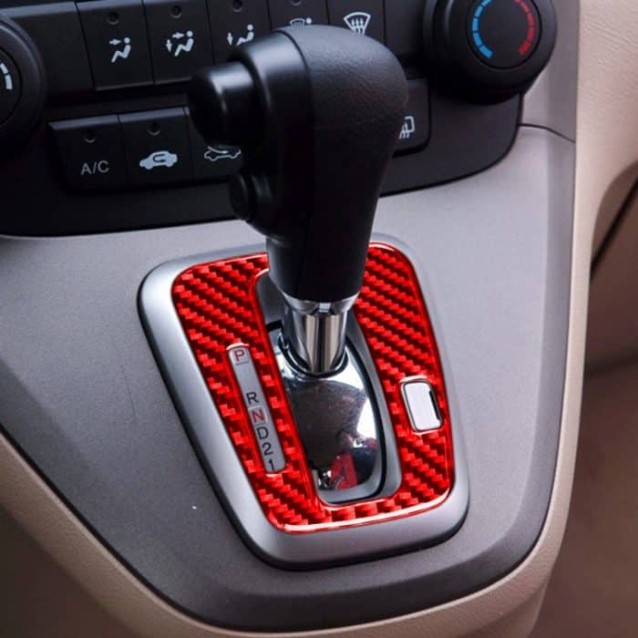 Für Honda CRV 2007–2011, Kohlefaser-Auto-Ganganzeigerahmen, dekorativer Aufkleber, linker Antrieb, Gear Indicator Frame,Left Drive – Bild 5