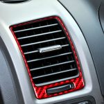 2-teiliges Set für Honda CRV 2007–2011, Kohlefaser-Auto-Seitenluftauslass-Rahmen, dekorativer Aufkleber, universeller linker und rechter Antrieb, Side Air Outlet Frame – Bild 5