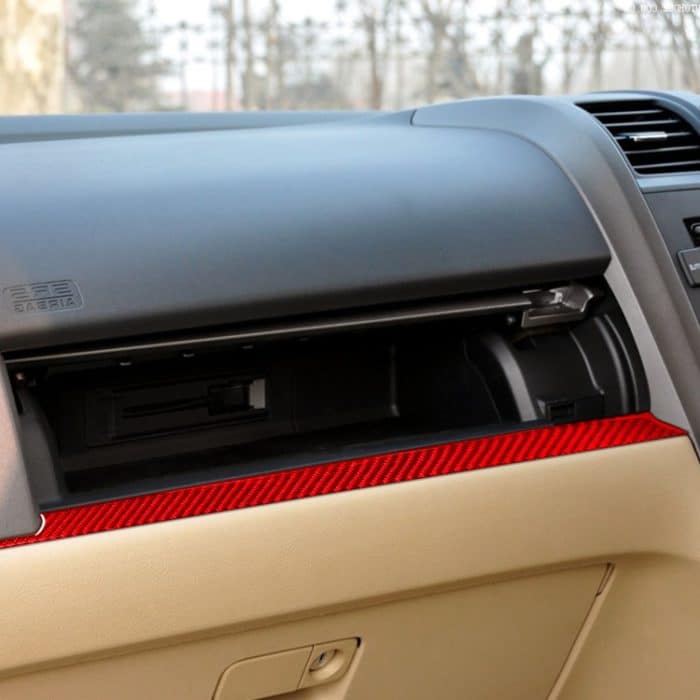 Für Honda CRV 2007-2011 Carbon Fiber Car Co-Pilot Center Control Trim dekorative Aufkleber, rechter Antrieb, Co-pilot Center Control Trim,Right Drive – Bild 5
