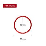 Auto-Carbonfaser-Lenkrad-dekorativer Aufkleber für Mazda 3 Axela 2017–2018, Links- und Rechtsantrieb, Steering Wheel for Mazda 3 – Bild 2