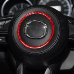 Auto-Carbonfaser-Lenkrad-dekorativer Aufkleber für Mazda 3 Axela 2017–2018, Links- und Rechtsantrieb, Steering Wheel for Mazda 3 – Bild 4