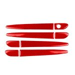 Auto-Carbon-Faser ohne Loch außerhalb des Türgriffs, dekorativer Aufkleber für Mazda CX-5 2017–2018, Linksantrieb, without Hole Outside Door Handle, Left Drive