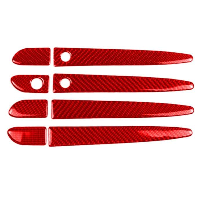 CRP6430R.jpg Auto-Carbonfaser mit Loch außerhalb des Türgriffs, dekorativer Aufkleber für Mazda CX-5 2017–2018, Rechtsantrieb, with Hole Outside Door Handle, Right Drive – Bild 1