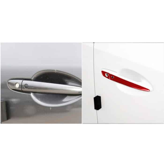 Auto-Carbonfaser mit Loch außerhalb des Türgriffs, dekorativer Aufkleber für Mazda CX-5 2017–2018, Rechtsantrieb, with Hole Outside Door Handle, Right Drive – Bild 5