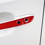 Auto-Carbonfaser mit Loch außerhalb des Türgriffs, dekorativer Aufkleber für Mazda CX-5 2017–2018, Linksantrieb, with Hole Outside Door Handle, Left Drive – Bild 4