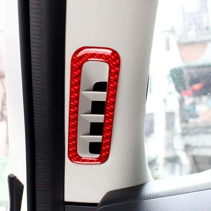 Auto-Carbonfaser-A-Säulen-Luftauslass-dekorativer Aufkleber für Mazda CX-5 2017–2018, linker und rechter Antrieb, A-pillar Air Outlet – Bild 4