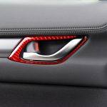 Auto-Carbonfaser-Innentürgriff-dekorativer Aufkleber für Mazda CX-5 2017–2018, Links- und Rechtsantrieb, Inside Door Handle – Bild 5
