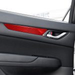 Auto-Carbon-Faser-Türverkleidung, dekorativer Aufkleber für Mazda CX-5 2017–2018, Links- und Rechtsantrieb, Door Panel – Bild 4