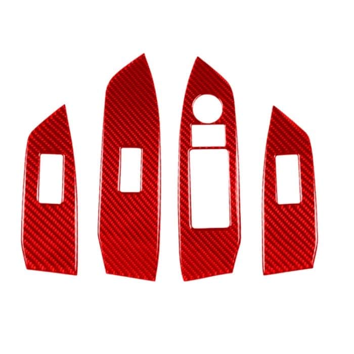 Auto-Carbonfaser-Fensterglas-Hebetafel-dekorativer Aufkleber für Mazda CX-5 2017–2018, linker Antrieb, Window Glass Lift Panel, Left Drive – Bild 1