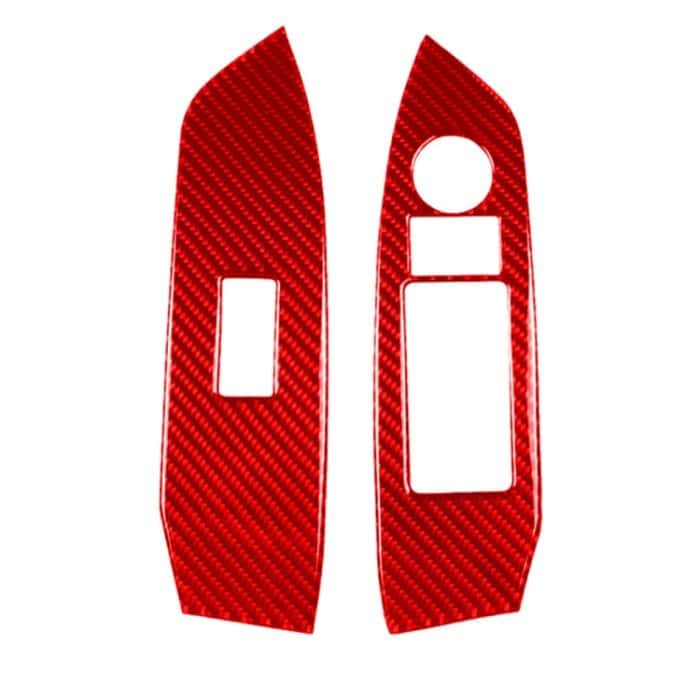 Auto-Carbonfaser-Fensterglas-Hebetafel-dekorativer Aufkleber für Mazda CX-5 2017–2018, linker Antrieb, Window Glass Lift Panel, Left Drive – Bild 3