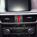 Auto-Kohlefaser-Warnleuchte, dekorativer Aufkleber für Mazda CX-5 2017–2018, Links- und Rechtsantrieb, Warning Light – Bild 5