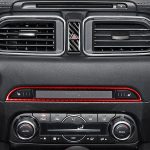 Dekorativer Aufkleber für das zentrale Bedienfeld aus Kohlefaser für das Auto, für Mazda CX-5 2017–2018, Links- und Rechtsantrieb, Central Control Panel – Bild 4