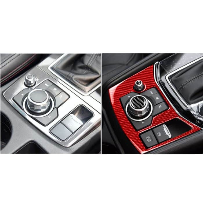 Auto-Kohlefaser-Handbremspaneel-dekorativer Aufkleber für Mazda CX-5 2017–2018, Rechtsantrieb, Handbrake Panel, Right Drive – Bild 5