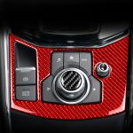 Auto-Kohlefaser-Handbremspaneel-dekorativer Aufkleber für Mazda CX-5 2017–2018, linker Antrieb, Handbrake Panel, Left Drive – Bild 4