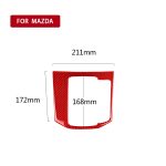 Auto-Kohlefaser-Schalttafel-dekorativer Aufkleber für Mazda CX-5 2017–2018, Rechtsantrieb, Gear Panel, Right Drive – Bild 2