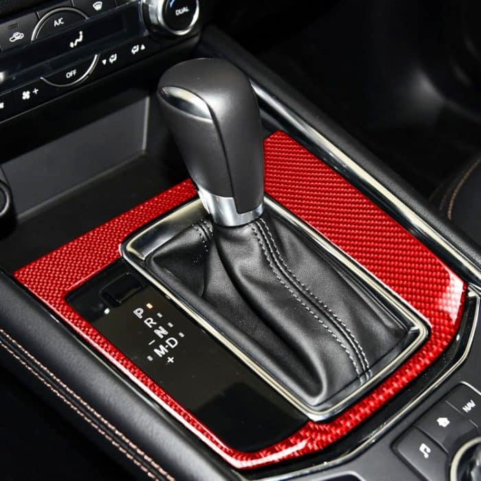 Auto-Kohlefaser-Schalttafel-dekorativer Aufkleber für Mazda CX-5 2017–2018, linker Antrieb, Gear Panel, Left Drive – Bild 5