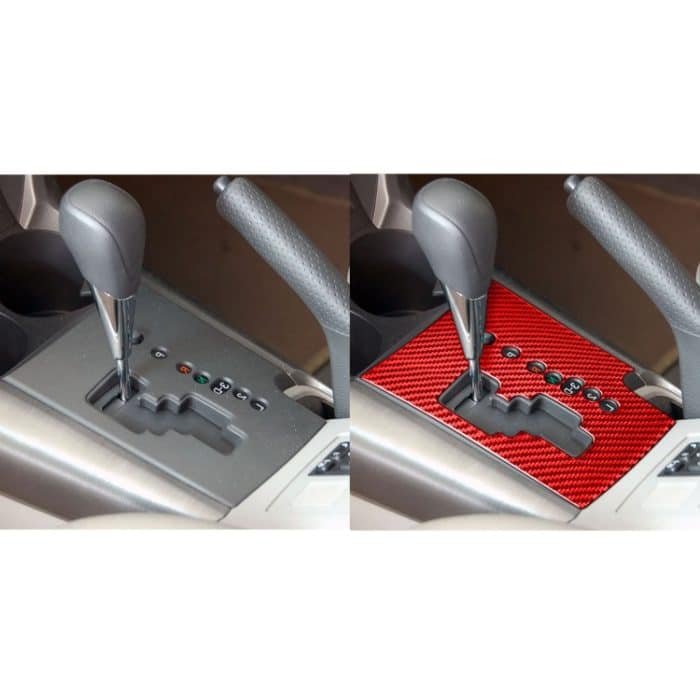 Auto-Kohlefaser-Schalttafel-dekorativer Aufkleber für Toyota RAV4 2006–2013, Rechtsantrieb, Gear Panel, Right Drive – Bild 6