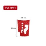 Auto-Kohlefaser-Schalttafel-dekorativer Aufkleber für Toyota RAV4 2006–2013, linker Antrieb, Gear Panel, Left Drive – Bild 2