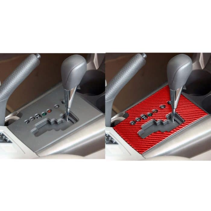 Auto-Kohlefaser-Schalttafel-dekorativer Aufkleber für Toyota RAV4 2006–2013, linker Antrieb, Gear Panel, Left Drive – Bild 6