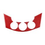 Auto-Carbonfaser-Zentralsteuerungsschalttafel-dekorativer Aufkleber für Toyota RAV4 2006–2013, linker und rechter Antrieb, Central Control Switch Panel