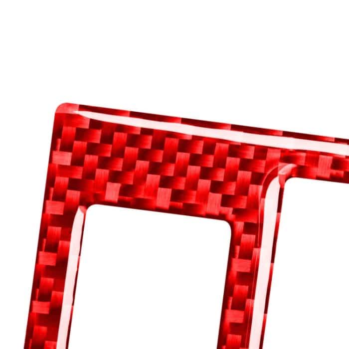 Auto-Kohlefaser-Rückspiegel-Einstellschalterrahmen, dekorativer Aufkleber für Toyota RAV4 2006–2013, Rechtsantrieb, Rear Mirror Adjustment Switch Frame, Right Drive – Bild 3