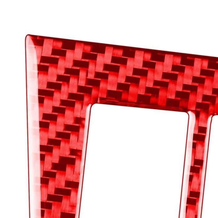 Auto-Carbonfaser-Zigarettenbeleuchtungspanel, dekorativer Aufkleber für Toyota RAV4 2006–2013, Links- und Rechtsantrieb, Cigarette Lighting Panel – Bild 3