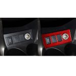 Auto-Carbonfaser-Zigarettenbeleuchtungspanel, dekorativer Aufkleber für Toyota RAV4 2006–2013, Links- und Rechtsantrieb, Cigarette Lighting Panel – Bild 6