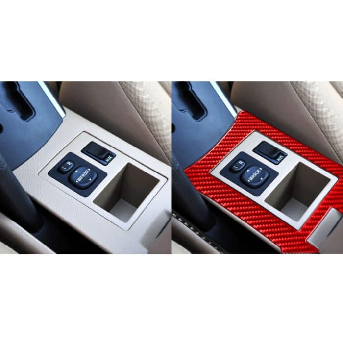 Auto-Carbon-Faser-Handbremspaneel-dekorativer Aufkleber für Toyota RAV4 2006–2013, linker Antrieb, Handbrake Panel, Left Drive – Bild 6