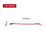 Auto-Carbonfaser-Armaturenbrett-rechte Seite, dekorativer Aufkleber für Infiniti Q50 2014–2020, Rechtsantrieb, Dashboard Right Side, Right Drive – Bild 2