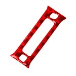 Dekorativer Aufkleber für den hinteren Luftauslass aus Kohlefaser für das Auto, für Infiniti Q50 2014–2020, Links- und Rechtsantrieb, Rear Air Outlet – Bild 3